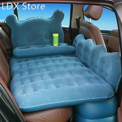 Car Inflatable Bed PVC Flocking Air Inflatable Bed Sleeping