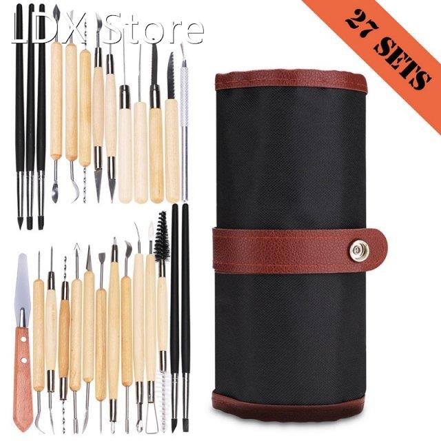 Multi-function 27pcs Silicone Rubber Shapers Set with Potter