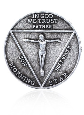 Lucifer Morningstar Satanic Pentecost Cosplay Coin Commemora