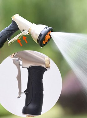 High-Pressure Water Spray Gun Portable Adjustable Nozzle Wat