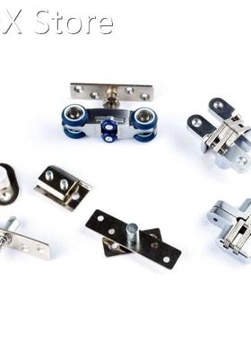 1 Set Bifold Door Hardware Wooden Sliding Door Pulley Furnit