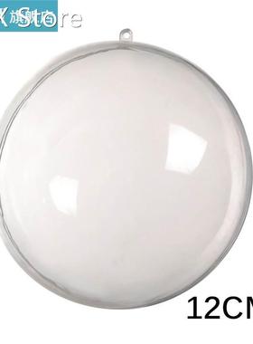 8/10/12cm Transparent Open Plastic Christmas Tress Decoratio