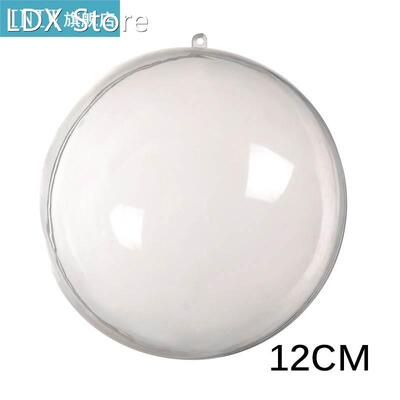 8/10/12cm Transparent Open Plastic Christmas Tress Decoratio