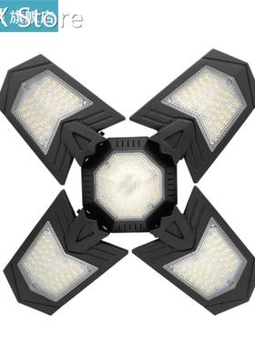 LED Garage Lights 120W Newest 4 Panels Deformable Garage Cei