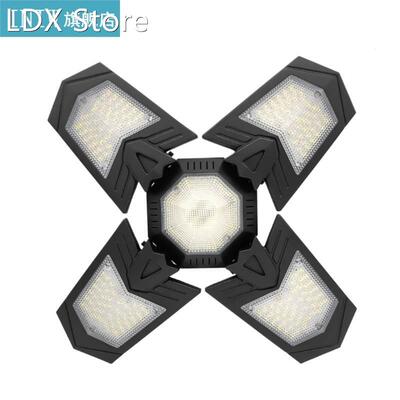 LED Garage Lights 120W Newest 4 Panels Deformable Garage Cei