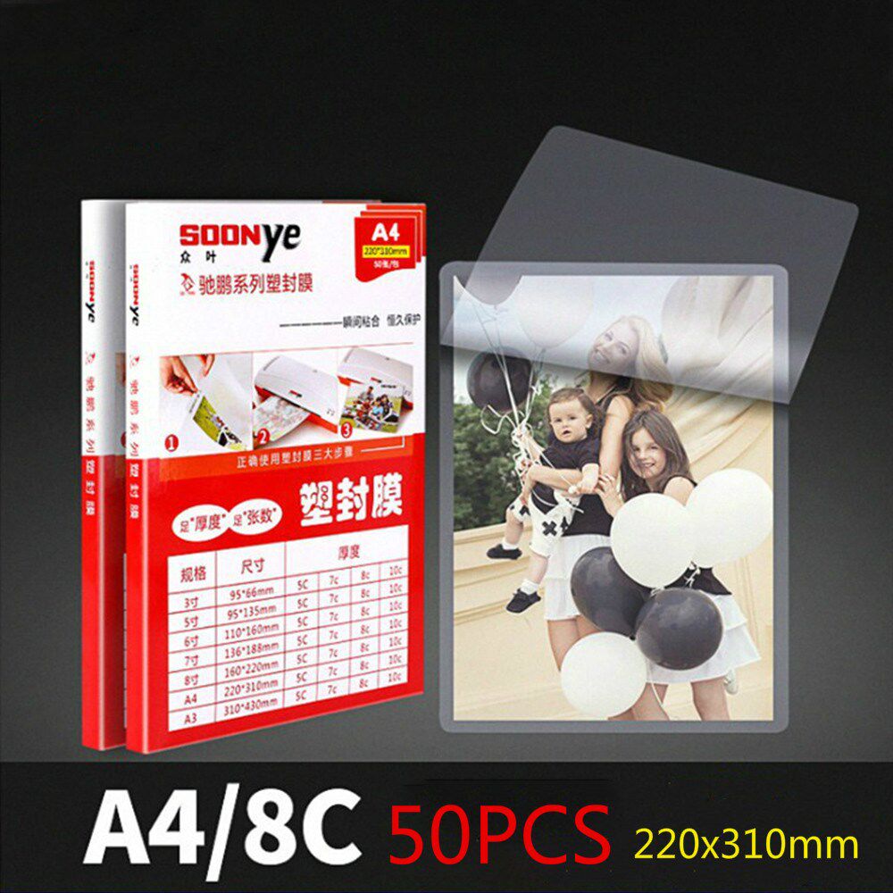 a4 80mic laminating film laminator pouch/sheets great protec
