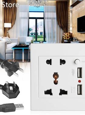 2.1A Dual USB Socket Charger AC/DC Power Adapter Plug Outlet