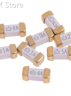 10pcs Gold Foot 1808 125V SMD Fast Blow Fuse 0.5A 0.75A 1A 2