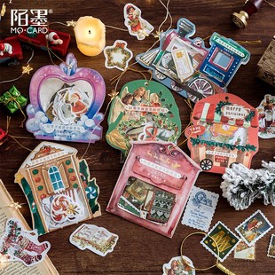 Mo Card Christmas Island diary paper diary sticker Scrapboo