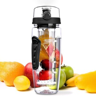 1000ml Water Bottle Gourd Fruit Infuser Sports Bicycle Bottl