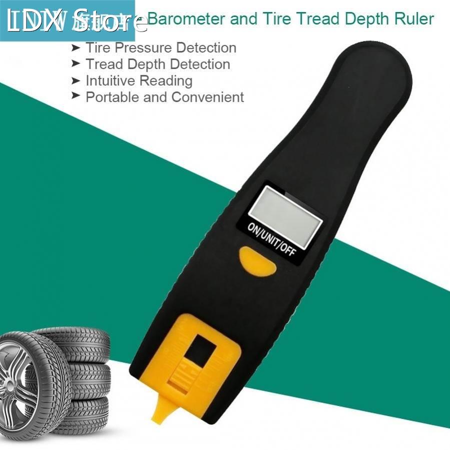 2 In 1 Tire Pressure Gauge Digital Barometer Automobile Tire