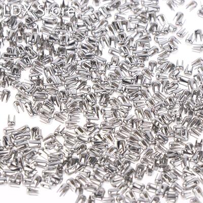 500pcs Silver Spikes Rivets Four Claw Nail Metal DIY 适用于