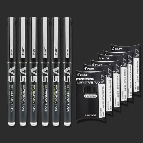 Pilot BXC-V5 BXC-V7 Gel Pen 0.5mm 0.7mm Hi-Tecpoint Ink Cart
