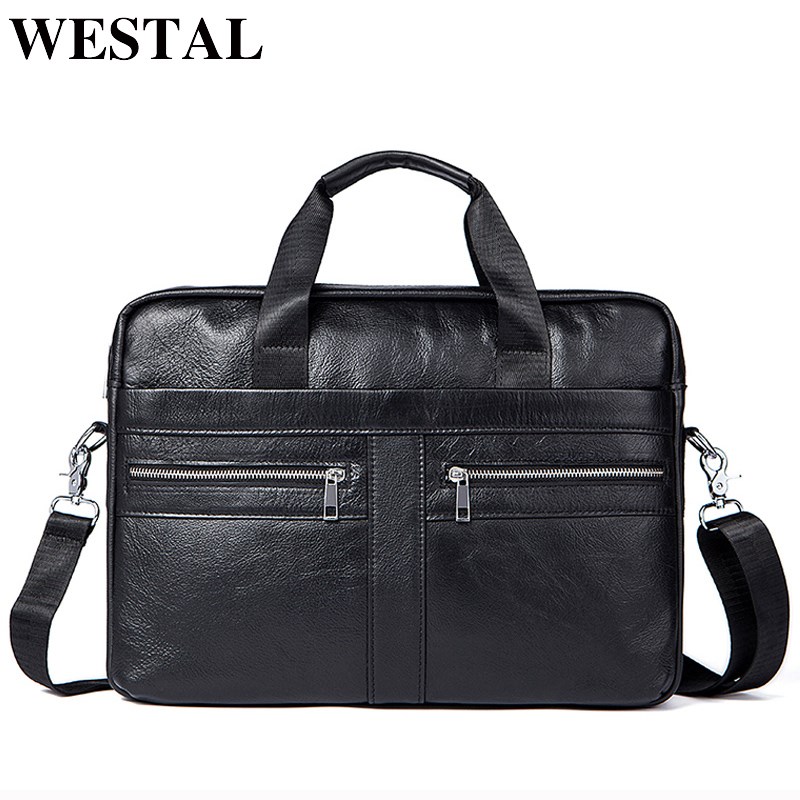 WETSTAL Business Men's Briefcases for Laptop 14'' Bag Genui