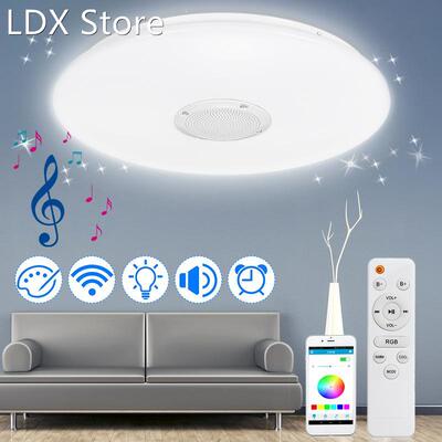 120W Modern RGB LED ceiling Lights home lighting APP bluetoo
