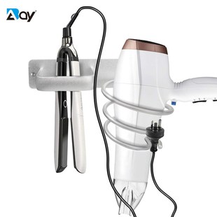 Dryer Iron Stand Hair Holder Shelves Wall Bathroom Accessori