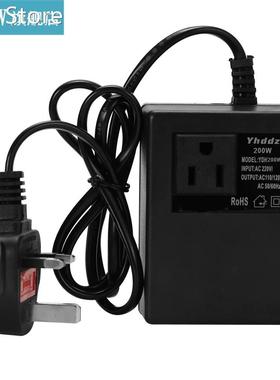 Household 200W AC 220V To 110V Step Down Transformer Intelli