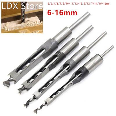 6-16mm Square Hole HSS Twist Drill Bit Square Auger boring