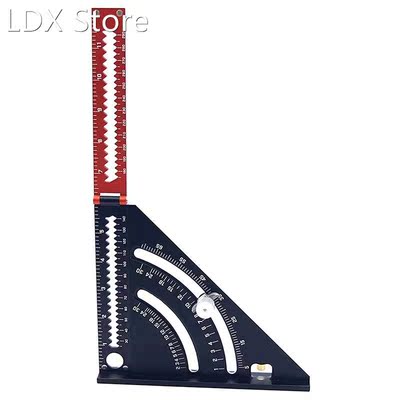 Folding Triple-cornered Ruler Carpenter Speed Layout Tool Mu