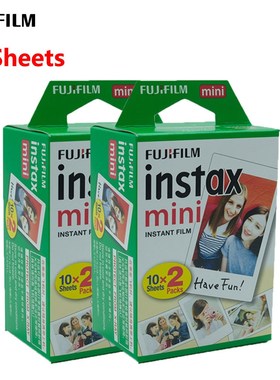 Genuine 40 sheets Fujifilm Instax mini 9 films white Edge 3