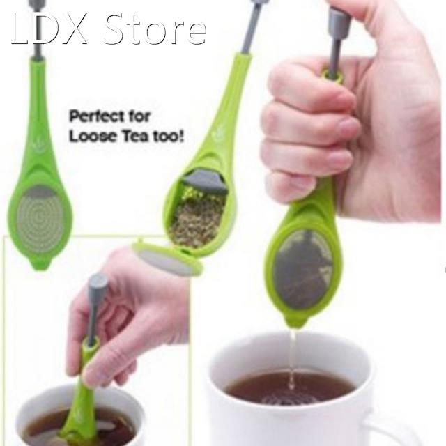 Healthy Tea Infuser Kitchen Built-in Plunger Tea Gadget Reus