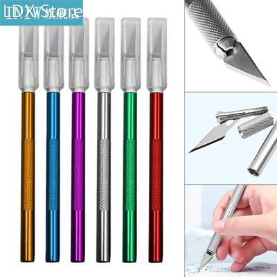Metal Scalpel Blades Non Slip Cutter Engraving Craft Blades