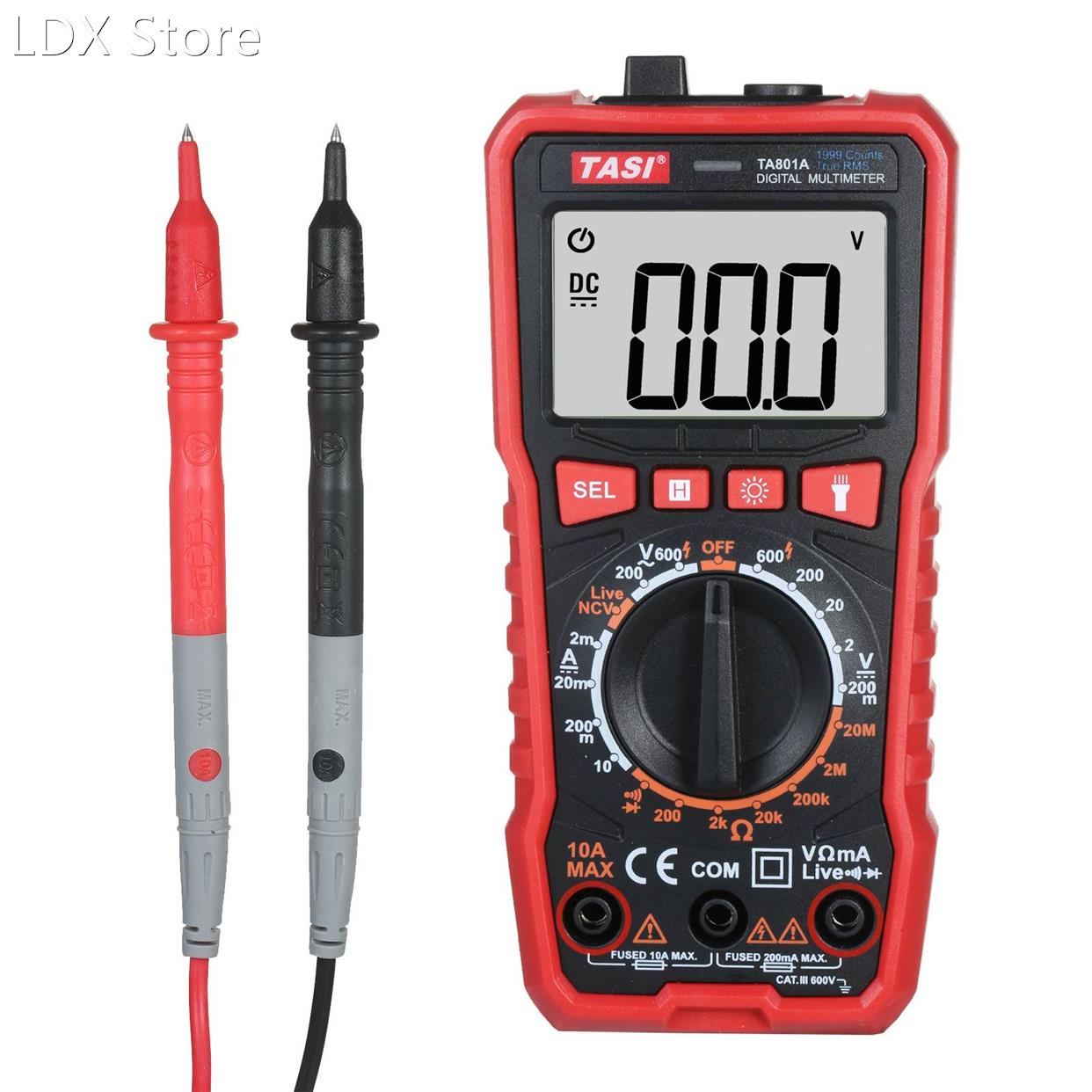 TASI TA801A/B/C/D Digital Multimeter Professional Tester Tru