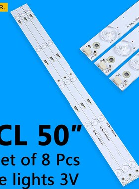 TKDMR 8pcs LED Backlight strip For TCL 50'' TV T0T 32F3800A