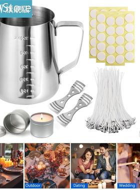 DIY Candle Tool 3 Style Pouring Pot Tin Wicks Holder Spoon C