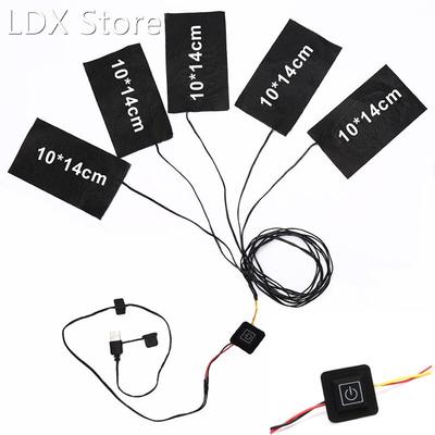 8.5W Thermal Clothes Warmer Carbon Cloth gloves Fibre Switch