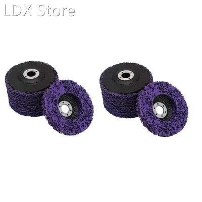 10 Pcs Abrasive Wheel Grinder Strip Disc 125 mm Poly Strip D