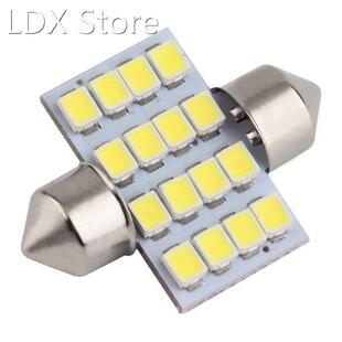 New Super White 31mm Festoon 16 SMD 1210 Car Led Auto Interi