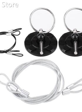 2PCS Hood Pin Appearance Kit Universal CNC Billet Aluminum R