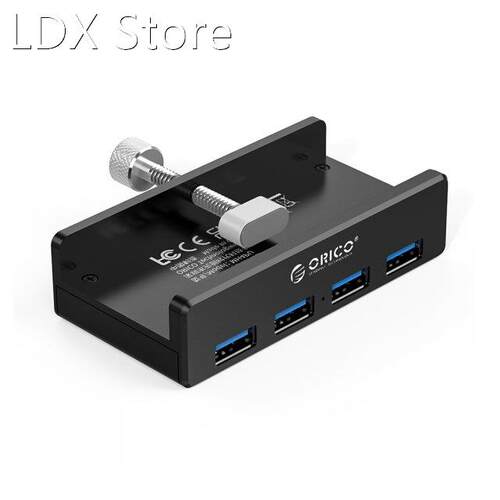 ORICO 4 Ports USB 3.0 HUB Powered With Charging Desk Clip-ty
