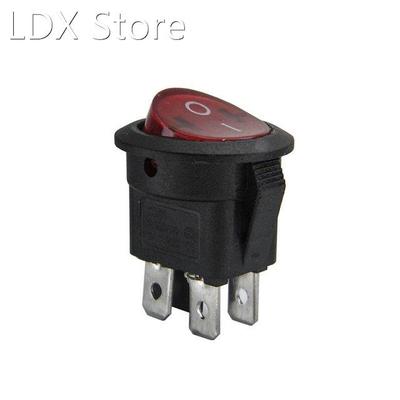 20pcs 50pcs KCD1 SPST 224N 23mm 4 Pin 250V 6A Round Boat Swi