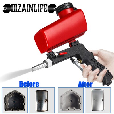 Adjustable Sandblasting Gun 90psi Portable Sand Blaster Sand