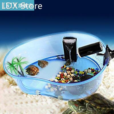 Vivarium Turtle Habitat Lake Terrapin Reptile Aquarium Tank