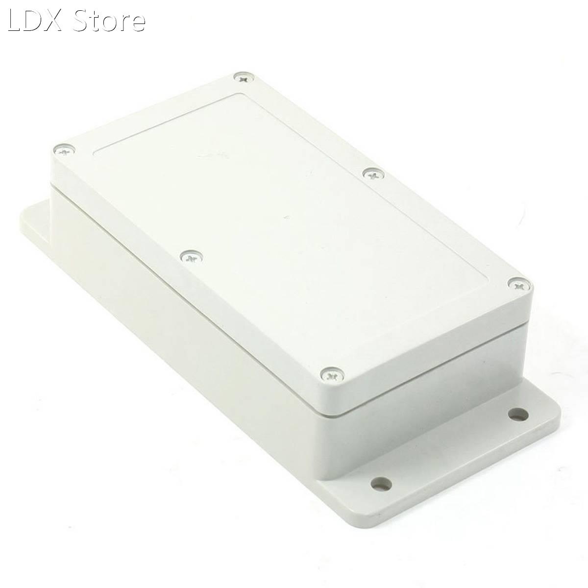 White Waterproof Power Junction Box Plastic Electronic Proje