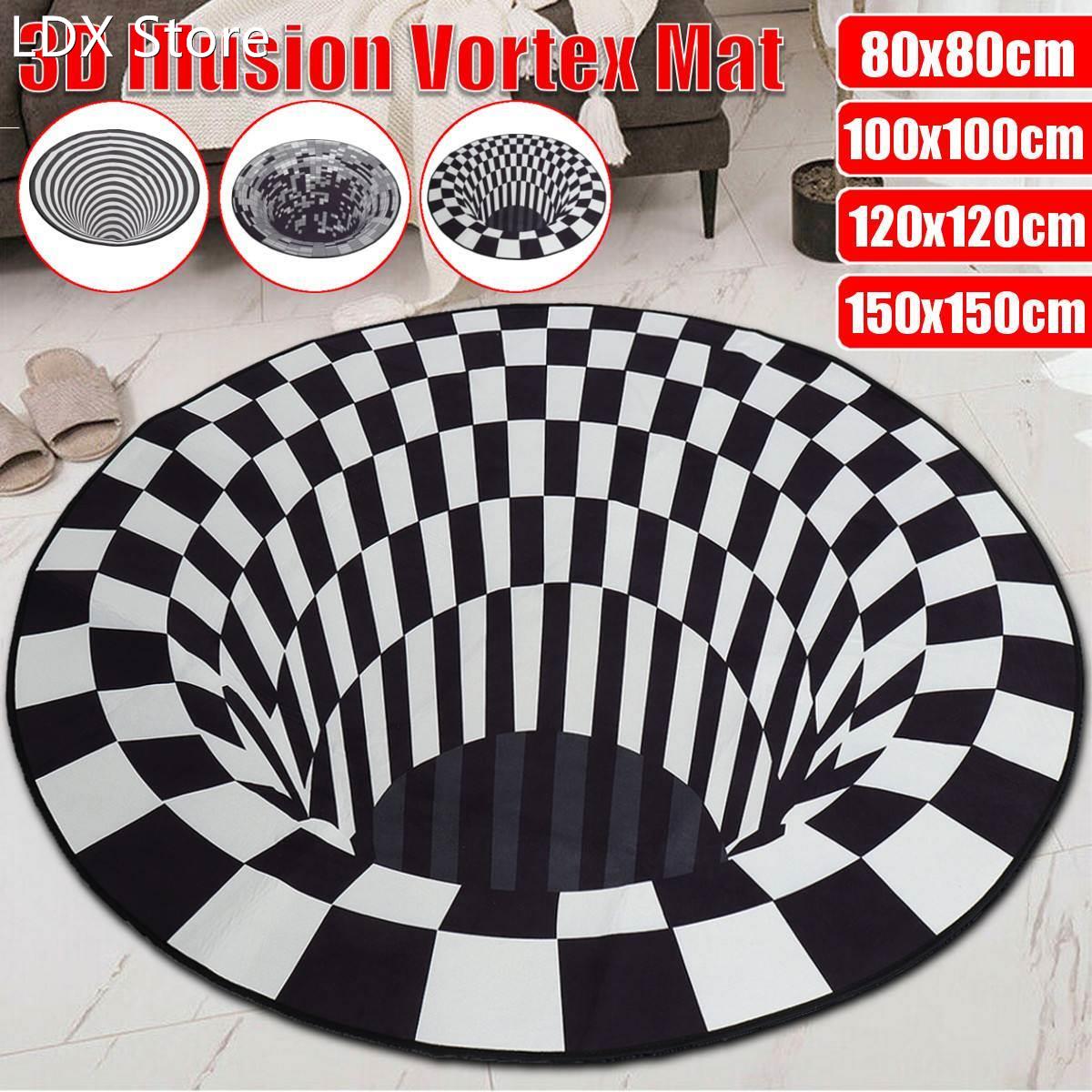 3D Three-dimensional BlackWhite Stereo Vision Mat 适用于 Li