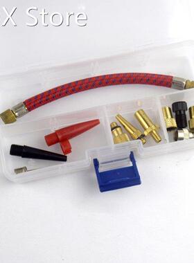 11Pcs/SetHose Adapter Kit Airbed Pump Hose Adapter Nozzle V