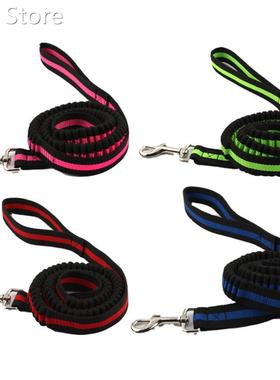 Leash Dog Collar 适用于 Dogs Noctilucent Elastic Retractable