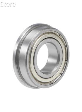 F6003ZZ Flange Ball Bearing 17x35x10mm Shielded Chrome Beari