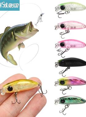 1PC 2.5g/35mm Minnow Fishing Lure Topwater Hard Bait Wobbler