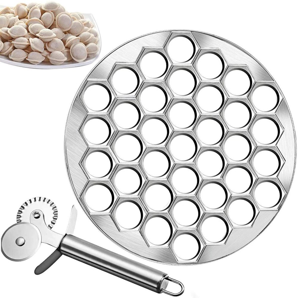 Dumpling Metal Mold 37 Holes Maker Pasta Russian Ravioli Cut