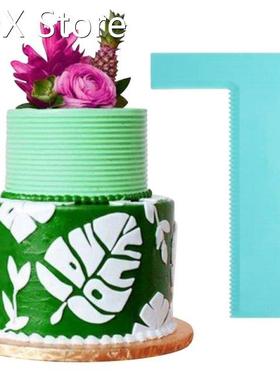 8 Styles Plastic Cake Scraper Cream Spatula Decor Tools For