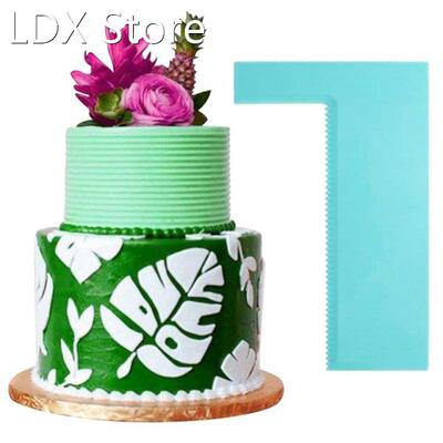 8 Styles Plastic Cake Scraper Cream Spatula Decor Tools For