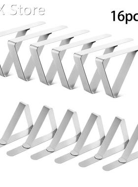 16 Pack Tablecloth Clips, Picnic Tablecloth Clamps,Elastic S