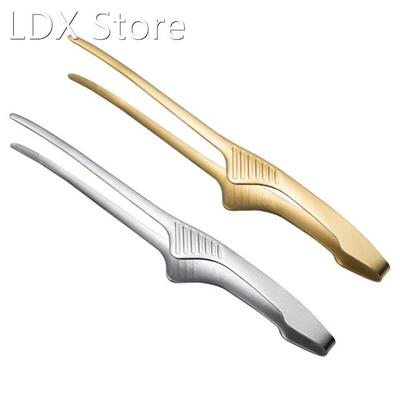 Kitchen Stainless Steel Food Tongs Buffet Cooking Tool Anti
