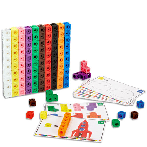 10 Colors Graphics Math Link Cubes Baby Geometric Counting C