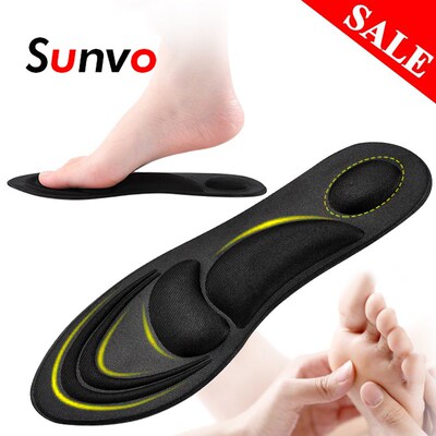 Orthotic Insoles Flat Feet Arch Support Memory Foam Plantill